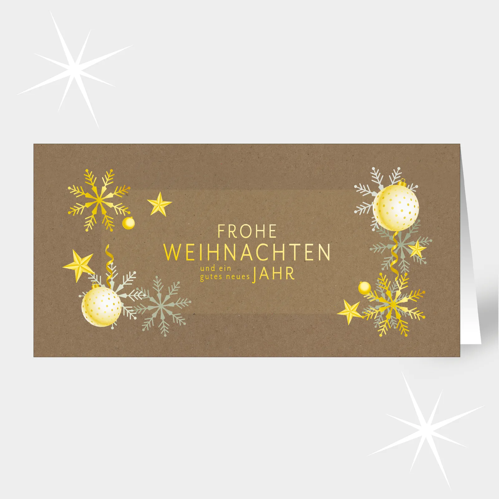 Weihnachtskarte – Kraft mit Struktur